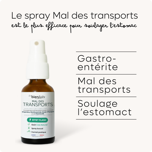 MAL DES TRANSPORTS -  Spray anti-nausée