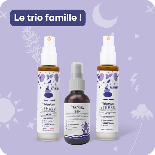 SPRAYS STRESS - TRIO FAMILLE