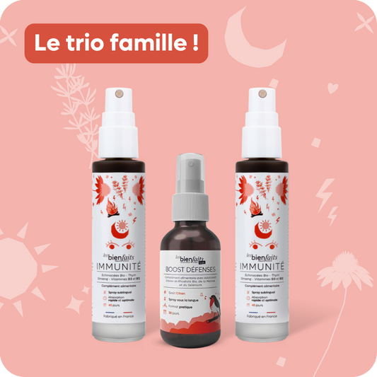 SPRAYS IMMUNITÉ - TRIO FAMILLE